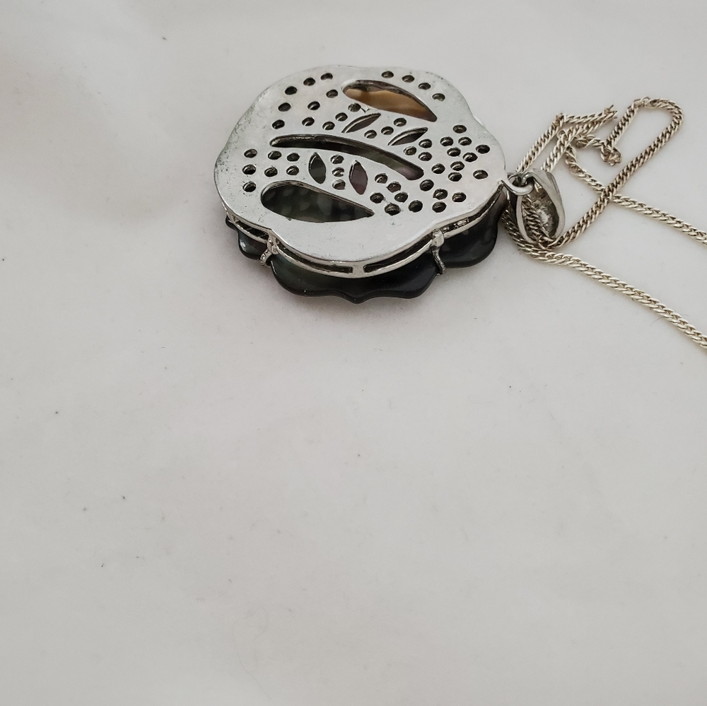 Statement Flower Necklace - image 3